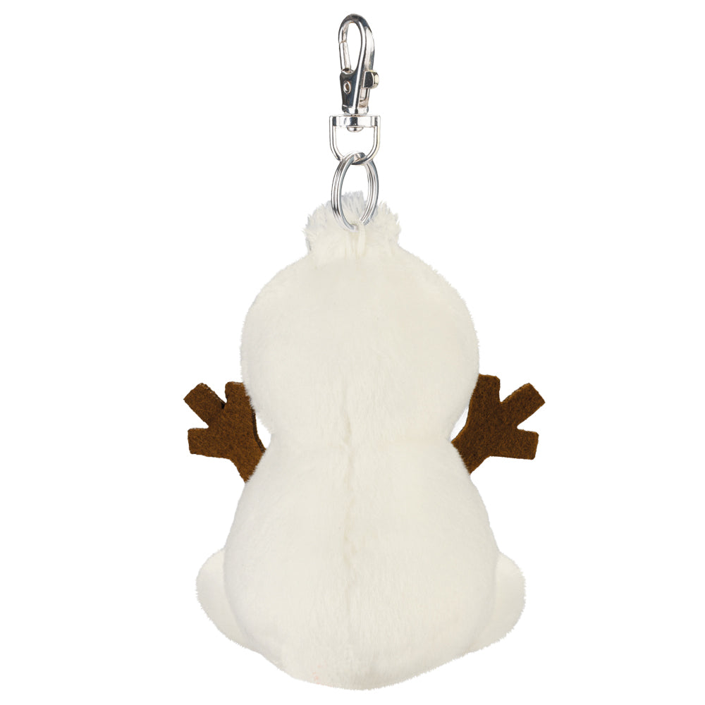 Twig Snowman - Plush Clip-On - Palm Pals