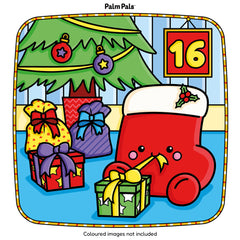 Palm Pals Festive Friends: An Advent Calendar Colouring Book - Palm Pals
