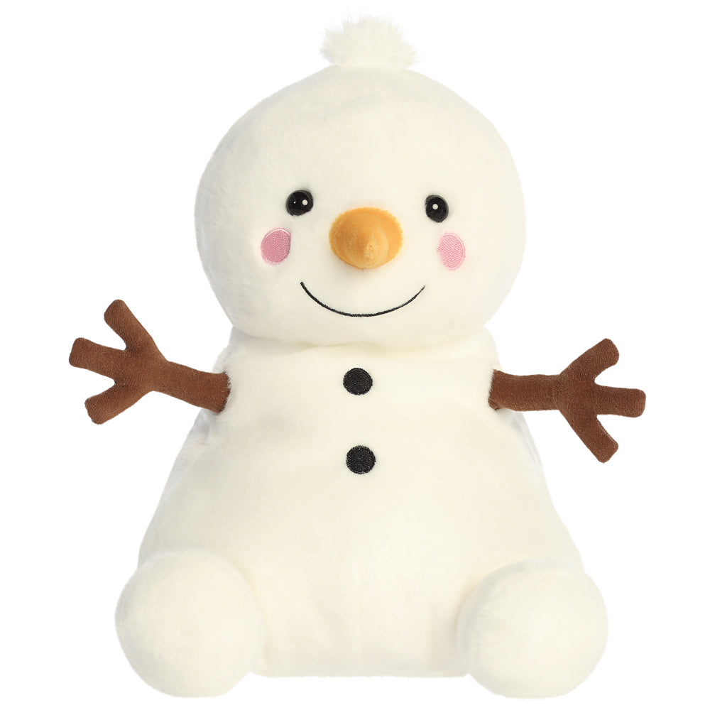 Palm Pals - Large Party-Sized Twig Snowman - Christmas Soft Toy