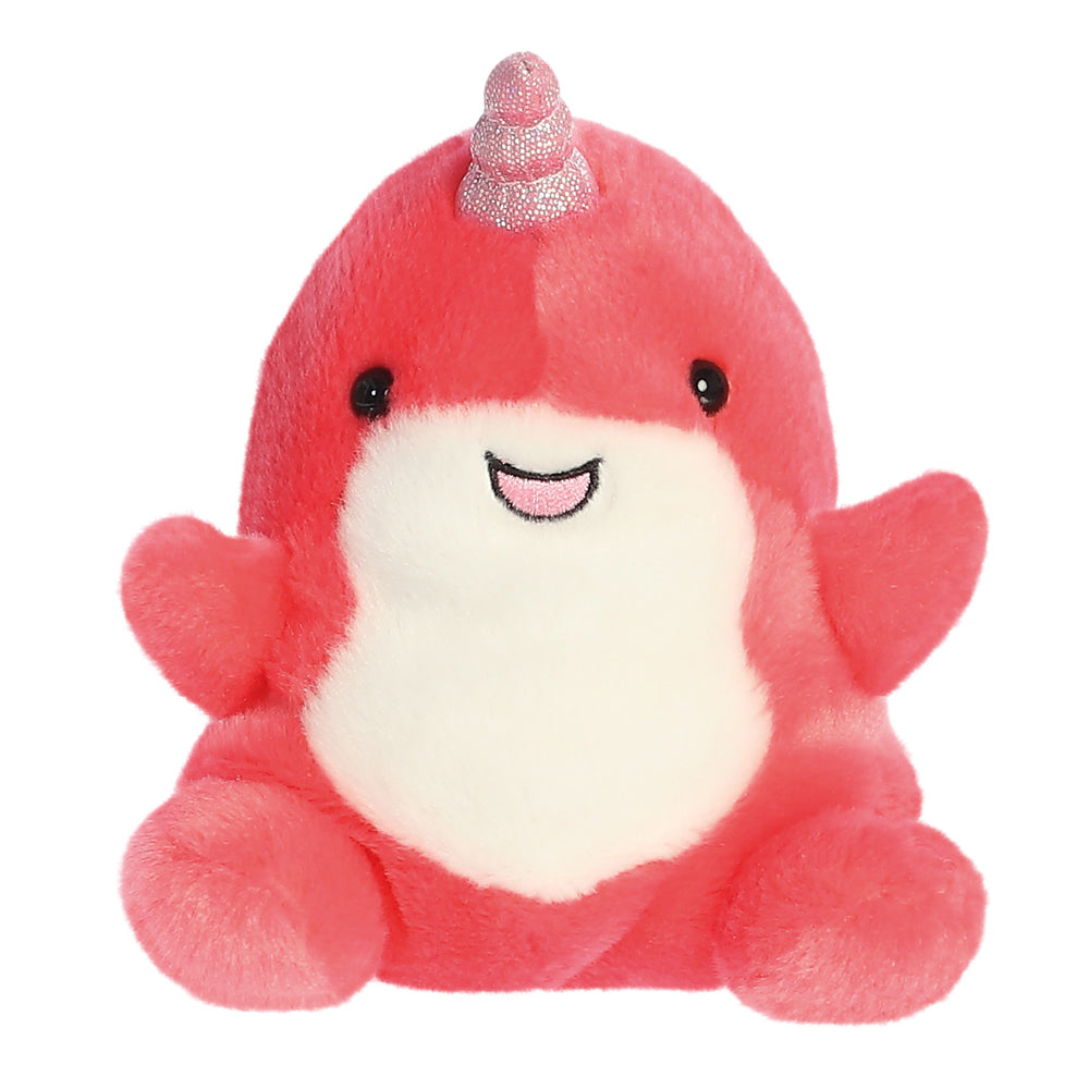 Palm Pals Sparkly Nia Narwhal Soft Toy