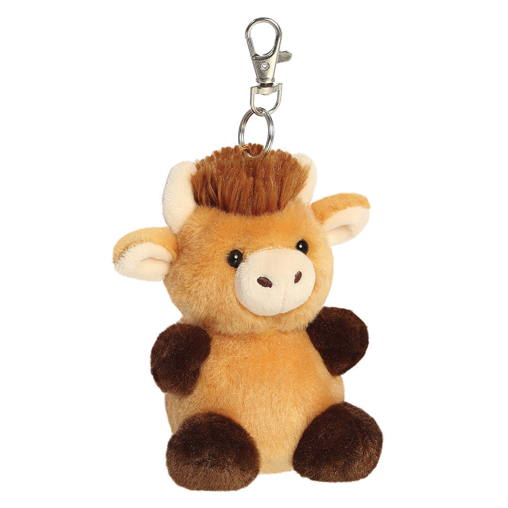 4" Hubert Highland Cow™ Clip-On - Palm Pals
