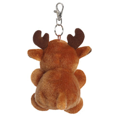 Cinnamon Reindeer - Plush Clip-On - Palm Pals