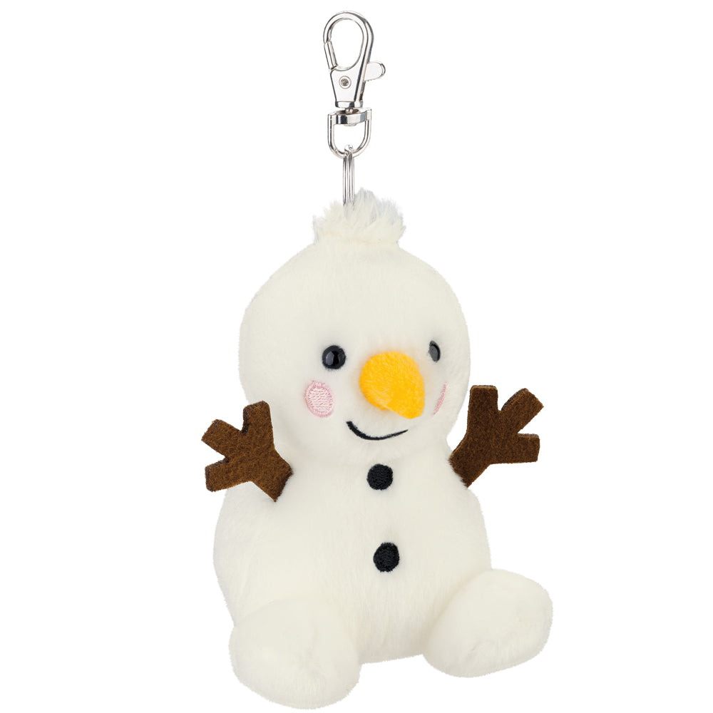 Twig Snowman - Plush Clip-On - Palm Pals