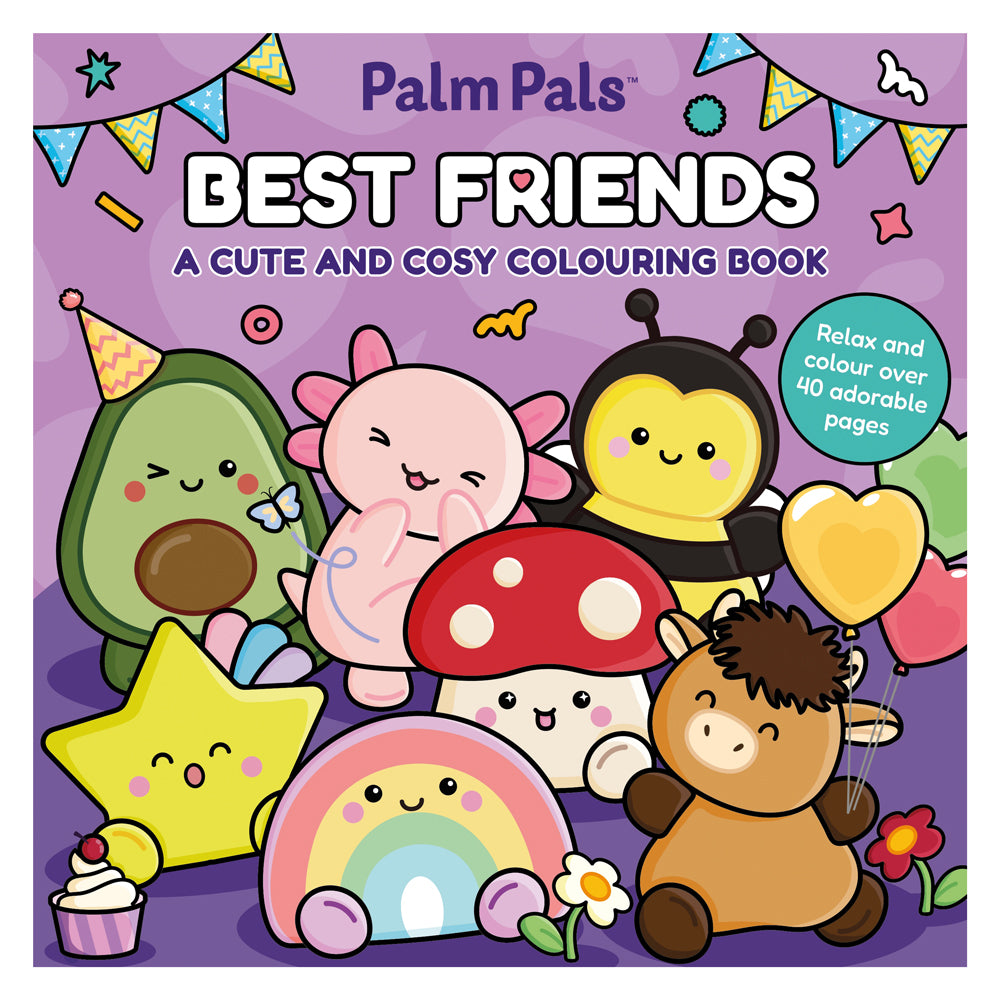 Palm Pals Best Friends: A Cute and Cosy Colouring Book by Palm Pals