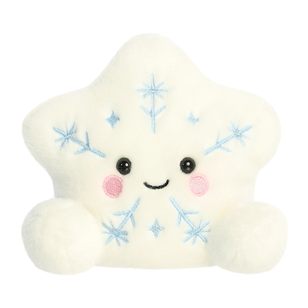 Palm Pals Sparkly Glisten Snowflake Christmas Soft Toy
