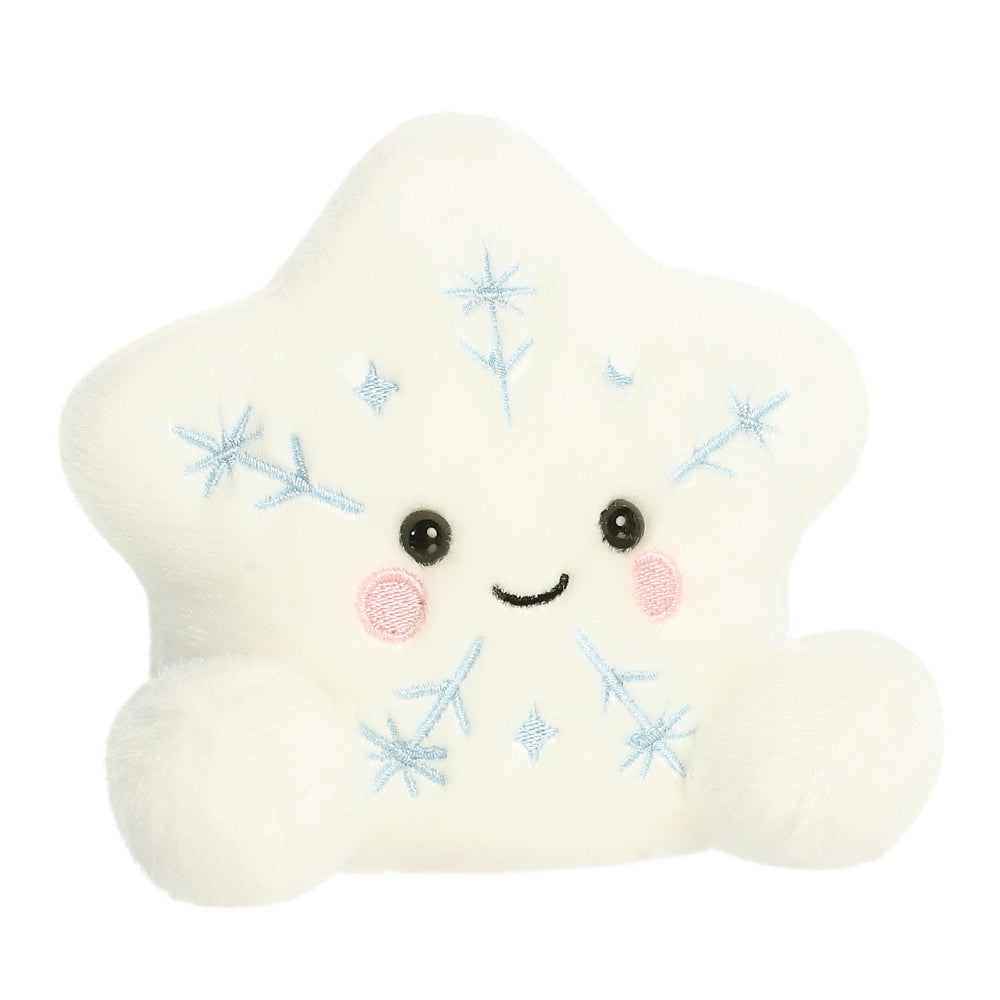 Palm Pals Sparkly Glisten Snowflake Christmas Soft Toy