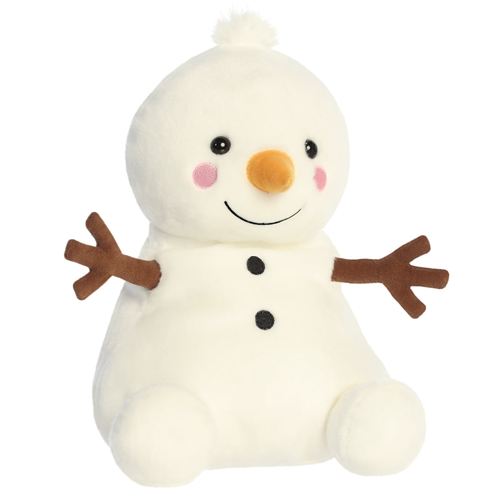 Palm Pals - Large Party-Sized Twig Snowman - Christmas Soft Toy