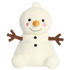 Palm Pals - Large Party-Sized Twig Snowman - Christmas Soft Toy